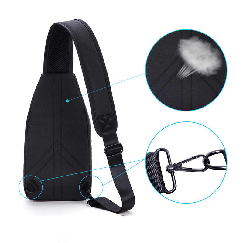 Compatible with Apple, Men's Chest Bag Outdoor Leisure Sports Ipad Backpack Male — view 5