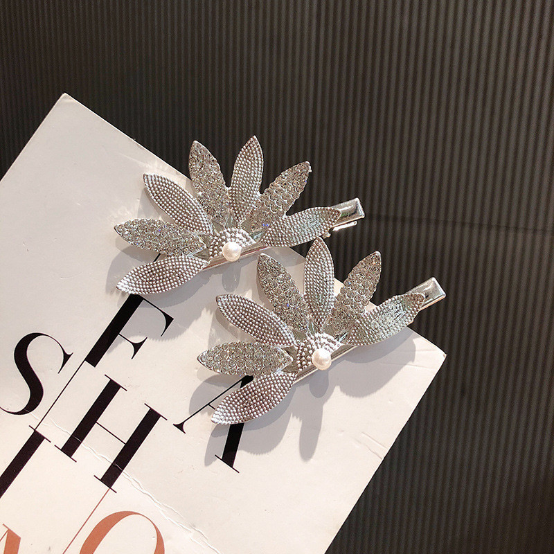 Personality Leaf Hairpin Fashion Temperament Side Clip Hairpin