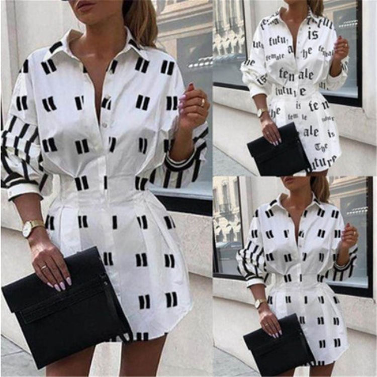 Title 4, New Light Oxygen Fashion Printed Waist Shirt 