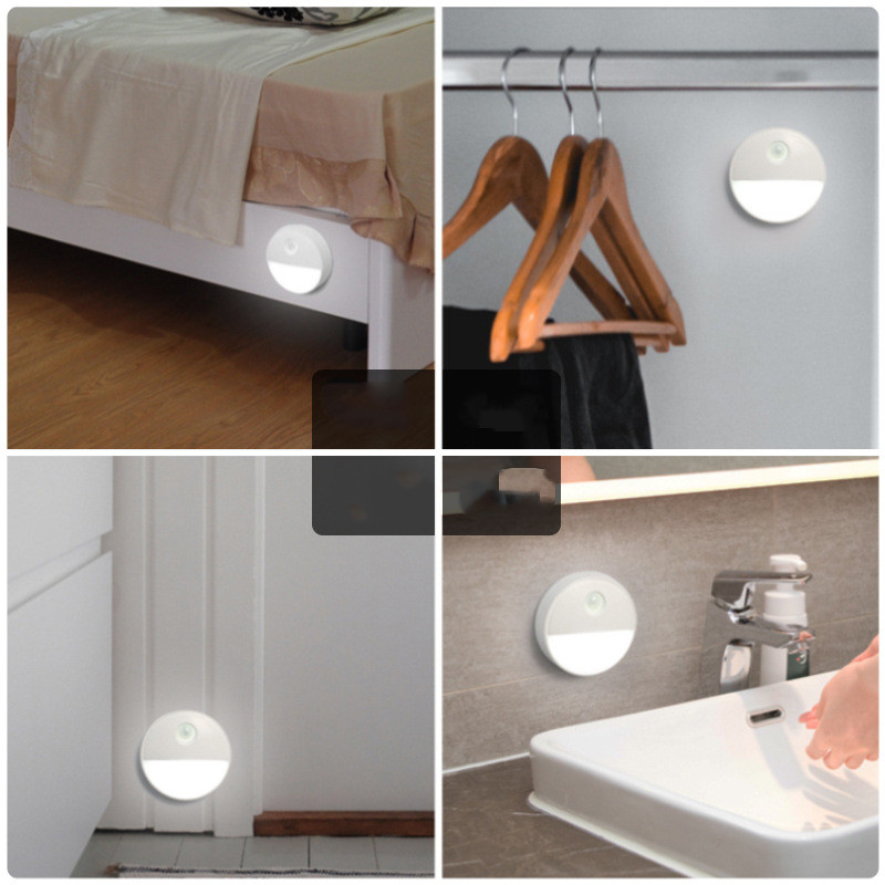 Title 2, Human Body Induction Night Light Bedroom Bedsid...