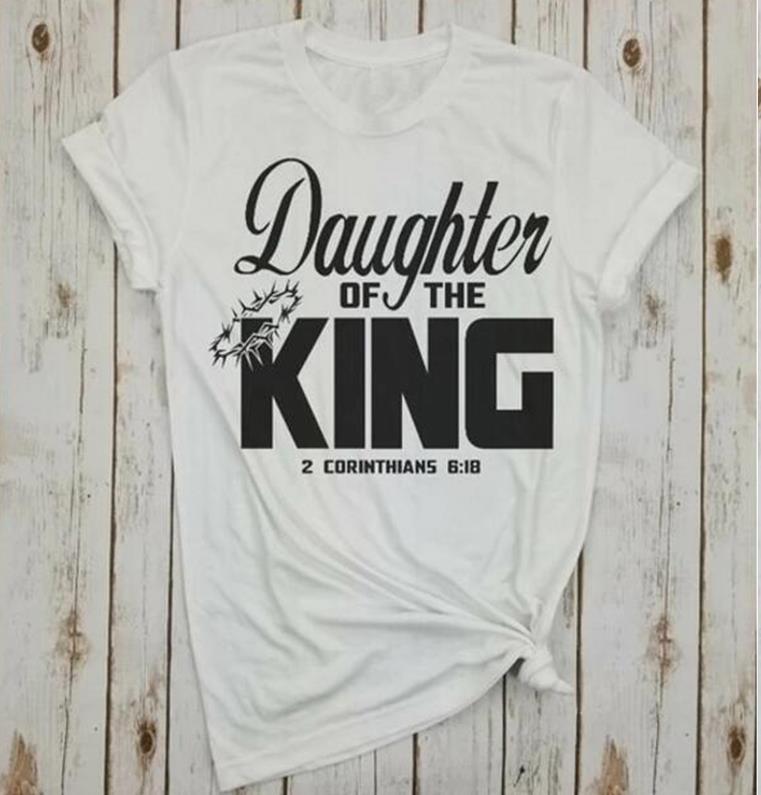 Foreign Trade T-Shirt Daughter Of King Street Graphic Short Sleeve