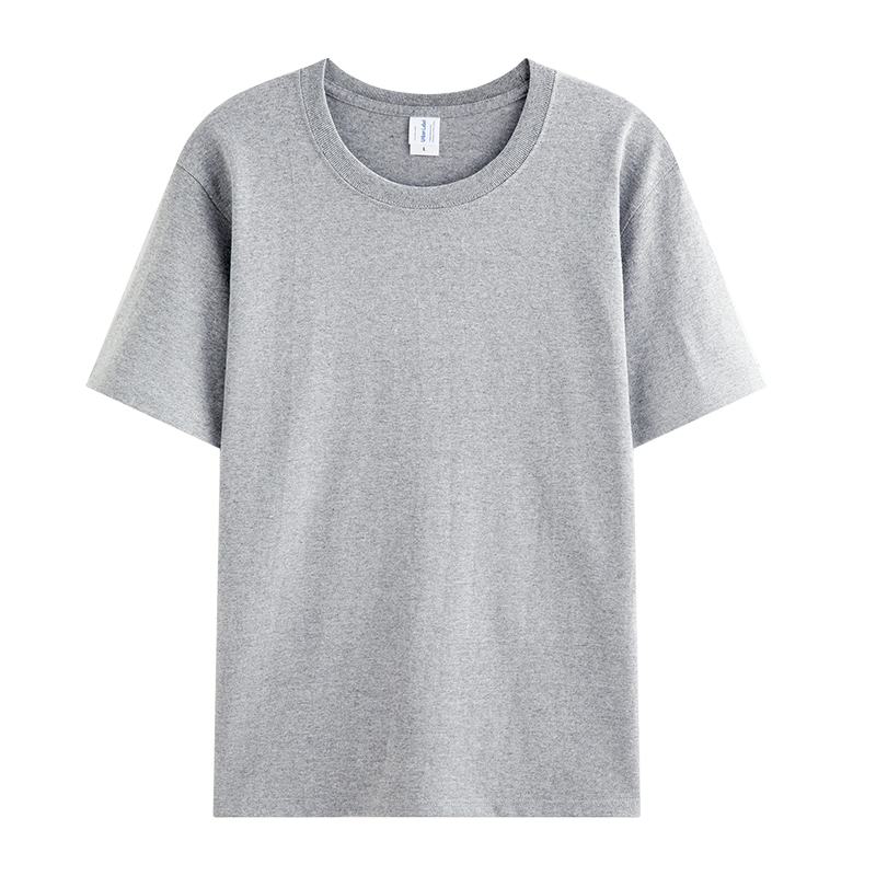 Men'S Short-Sleeved Round Neck Thick Bottoming Shirt For Men And Women