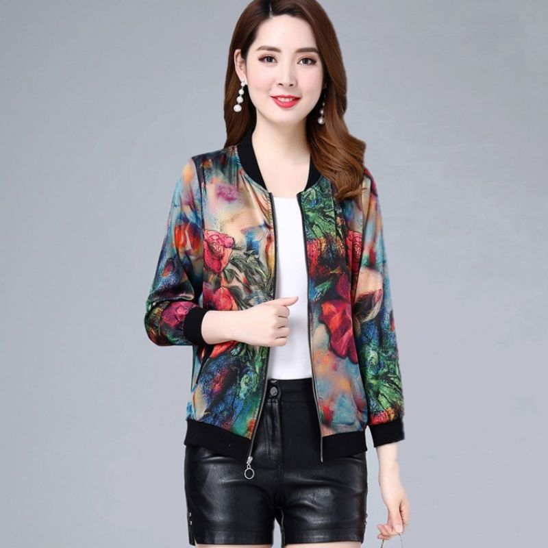 New Long Sleeved Thin Coat Loose Casual Jacket Ladies