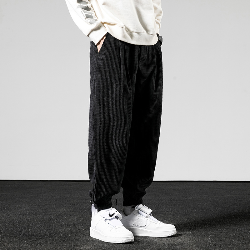 Men's Corduroy Trousers To Keep Warm In Winter With Cashmere