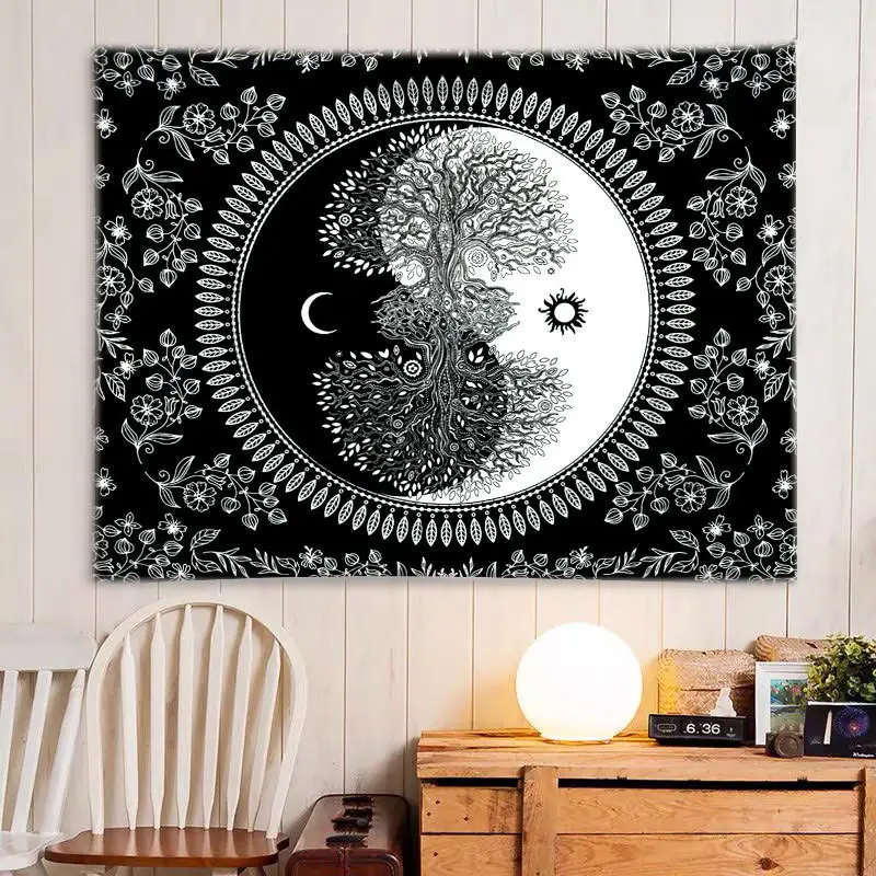 Bedroom Ecoration Tapestry To Map Custom Digital