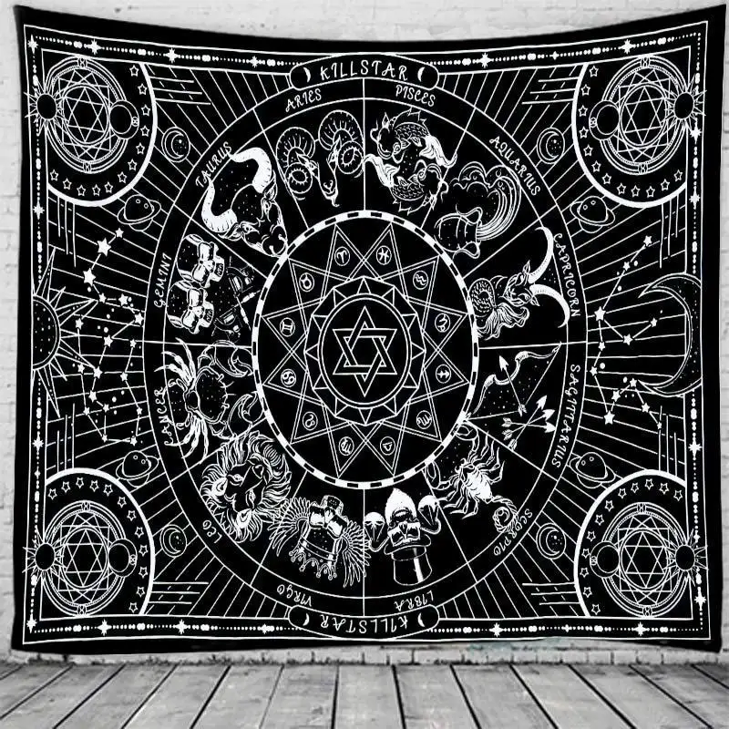 Bedroom Ecoration Tapestry To Map Custom Digital Printing Net Red Background Cloth Hanging Cloth