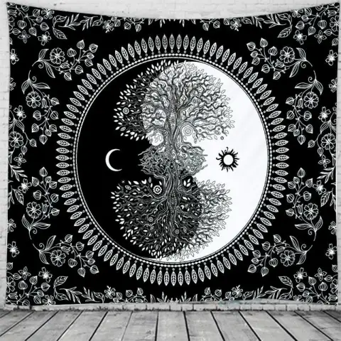 Male and Female Dormitory Background Cloth