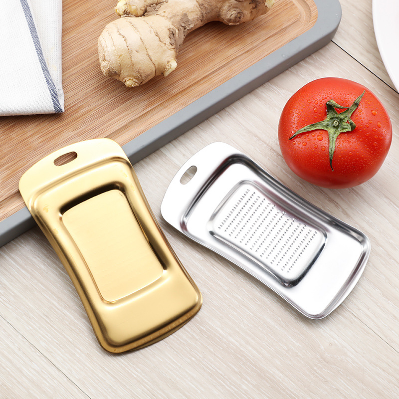 Stainless Steel Multi-function Mud Ginger Shaver Garlic Paste Machine Melon Fruit Vegetable Tools