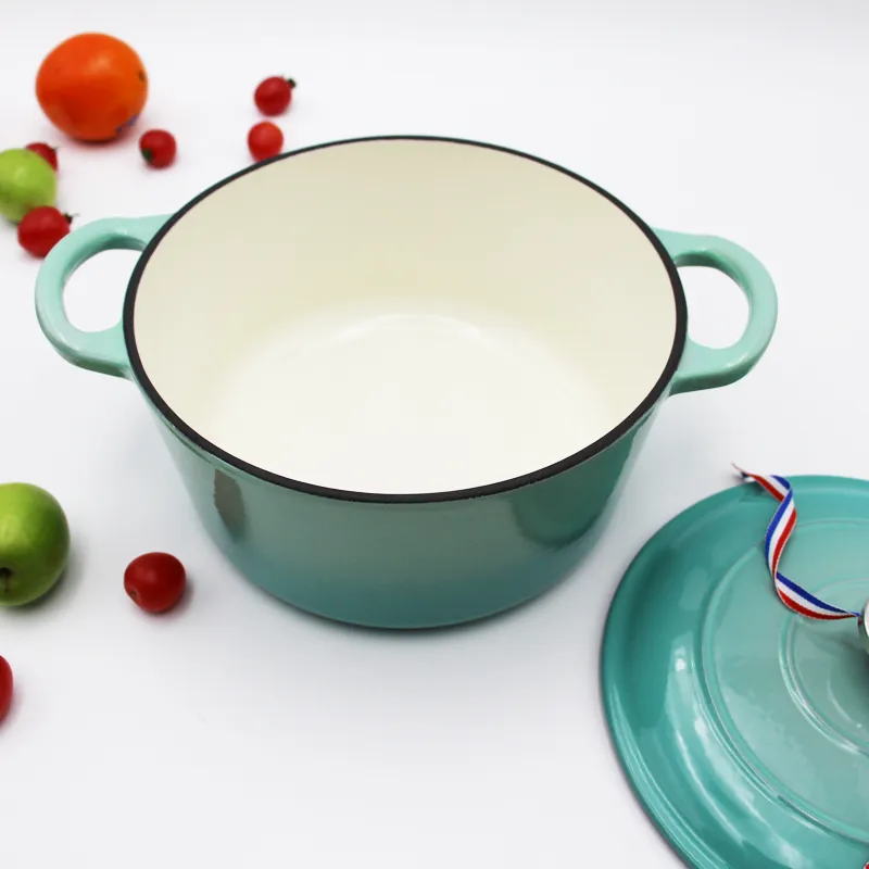 Export LINTORE Cast Iron Enamel Pot 23cm Healthy Uncoated