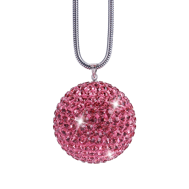 Car Pendant With Diamond Crystal Ball Car Interior Decoration — foto 3