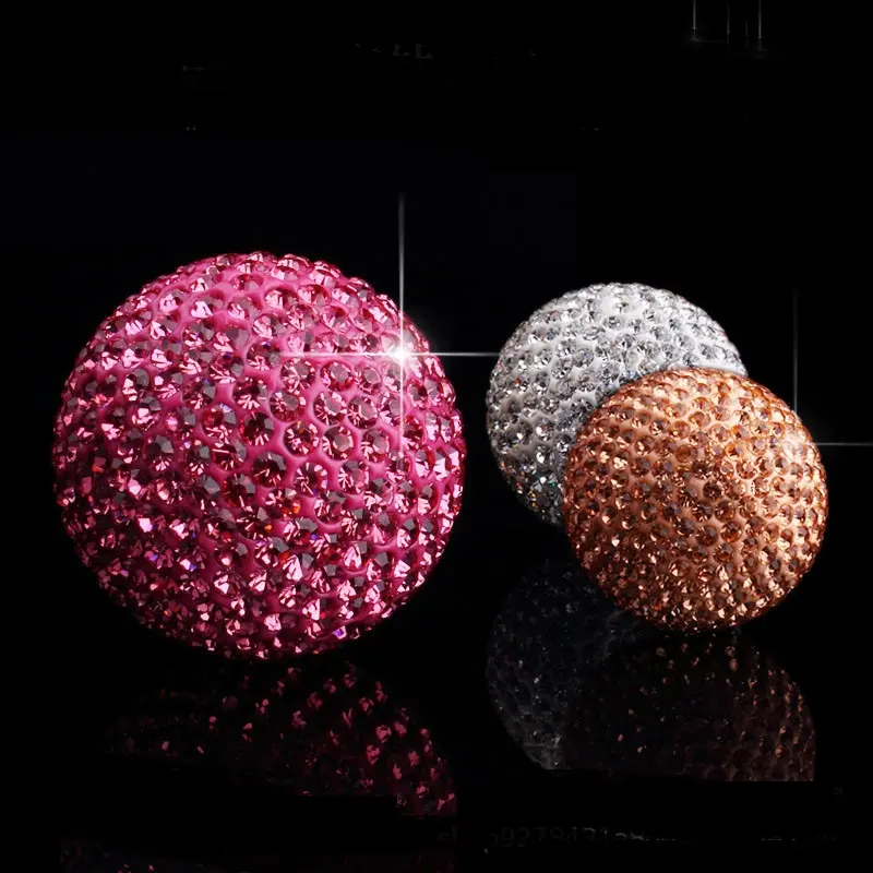 Car Pendant With Diamond Crystal Ball Interior