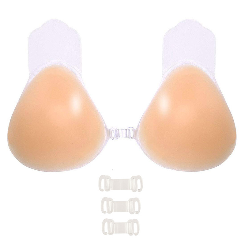 Title 4, Drop Shaped Silicone Invisible Chest Stickers C...