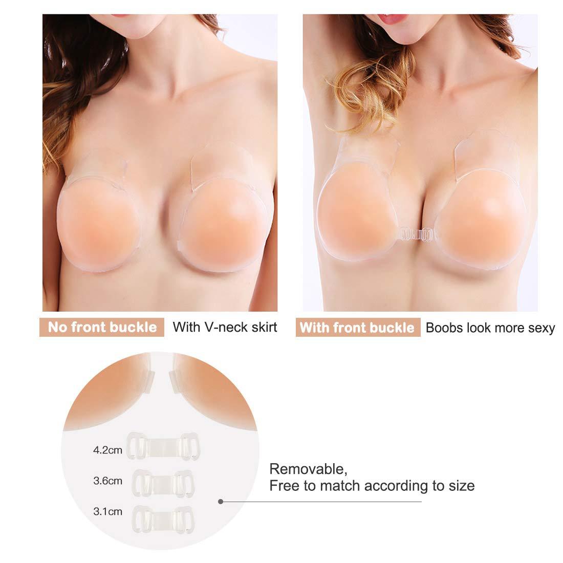 Title 5, Drop-shaped Silicone Invisible Chest Sticker