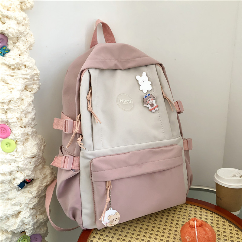 Title 2, Japanese Cute Schoolbag Girl Small Fresh Backpa...