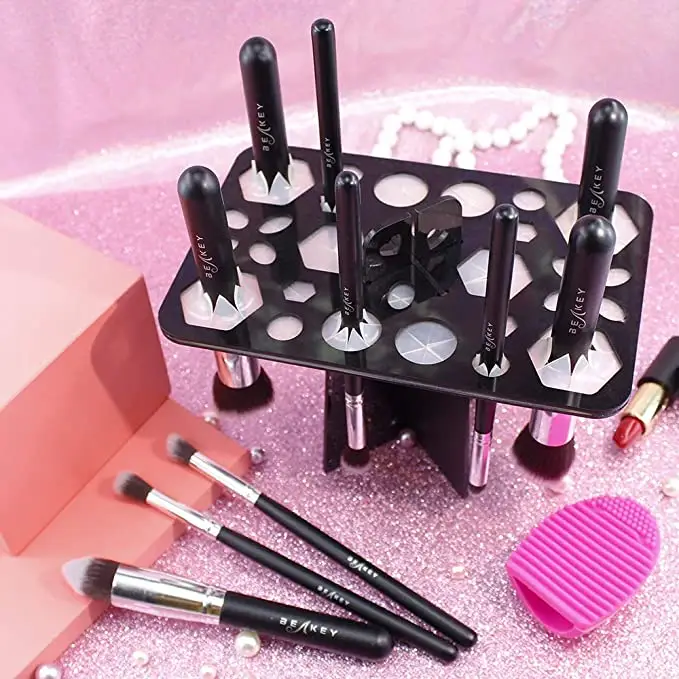 14 Hole Make Up Brush Set Dry Rack Drying