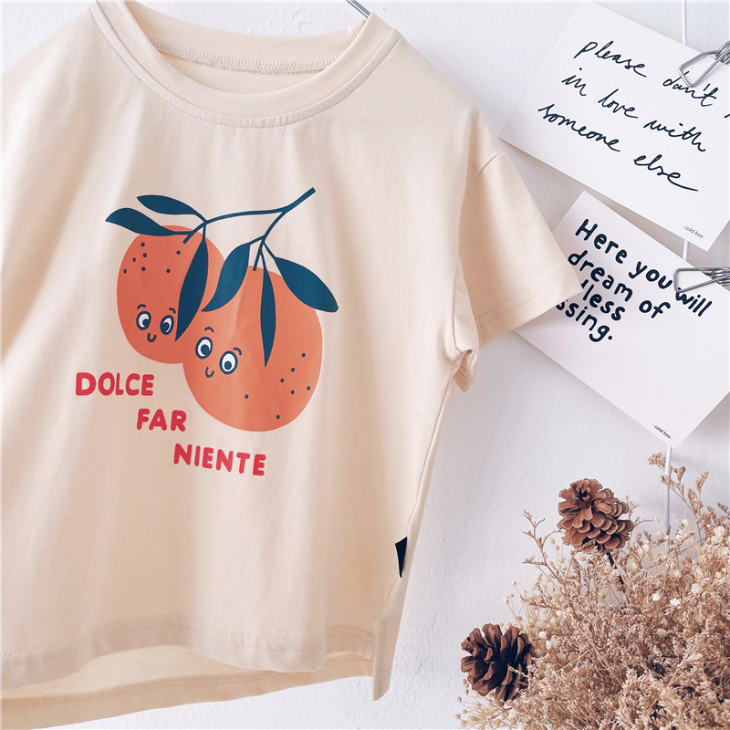 boysT-shirt Short Sleeve Children Summer Wear New Children Half Sleeve Top Baby Summer Wear Korean Fashion