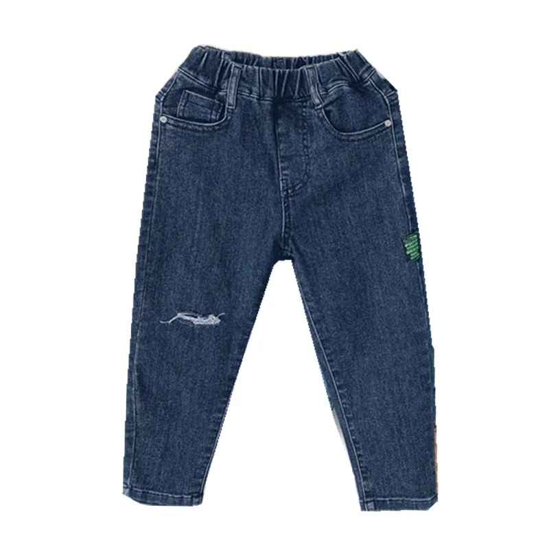 Xiaojiejia Boys' Pants Autumn Children's Jeans Korean Style Trendy