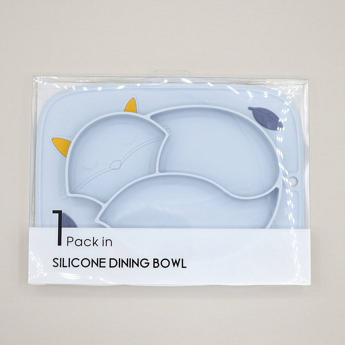1617764646187 - Color Matching Soft Cute Fox Strong Adsorption Platinum Silicone Dinner Plate Integrated Children'S Non-Slip Partitioned Dinner Plate