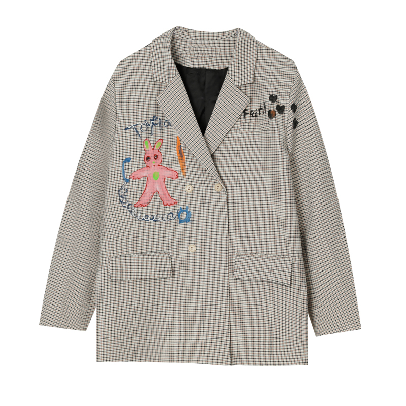 Doodle Cartoon Hand Drawn Ruffian Handsome Man In Suit