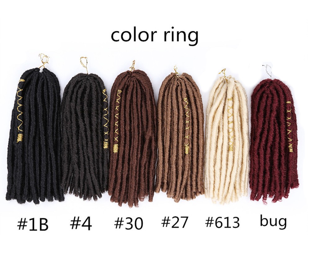 Soft Dread Locs Twist Hair Faux Locs Crochet Braids — foto 4