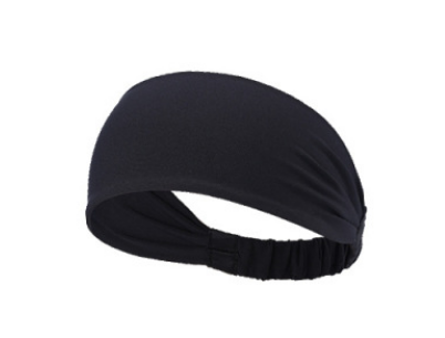 Fitness Sports Headband Yoga Headband Elastic Sports Headband Printed Bouquet Headband A1611 Black - Shop at LoveMi