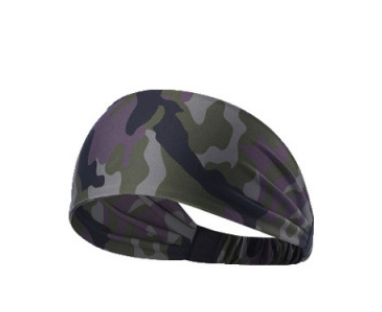 Fitness Sports Headband Yoga Headband Elastic Sports Headband Printed Bouquet Headband A1612 Camouflage - Shop at LoveMi