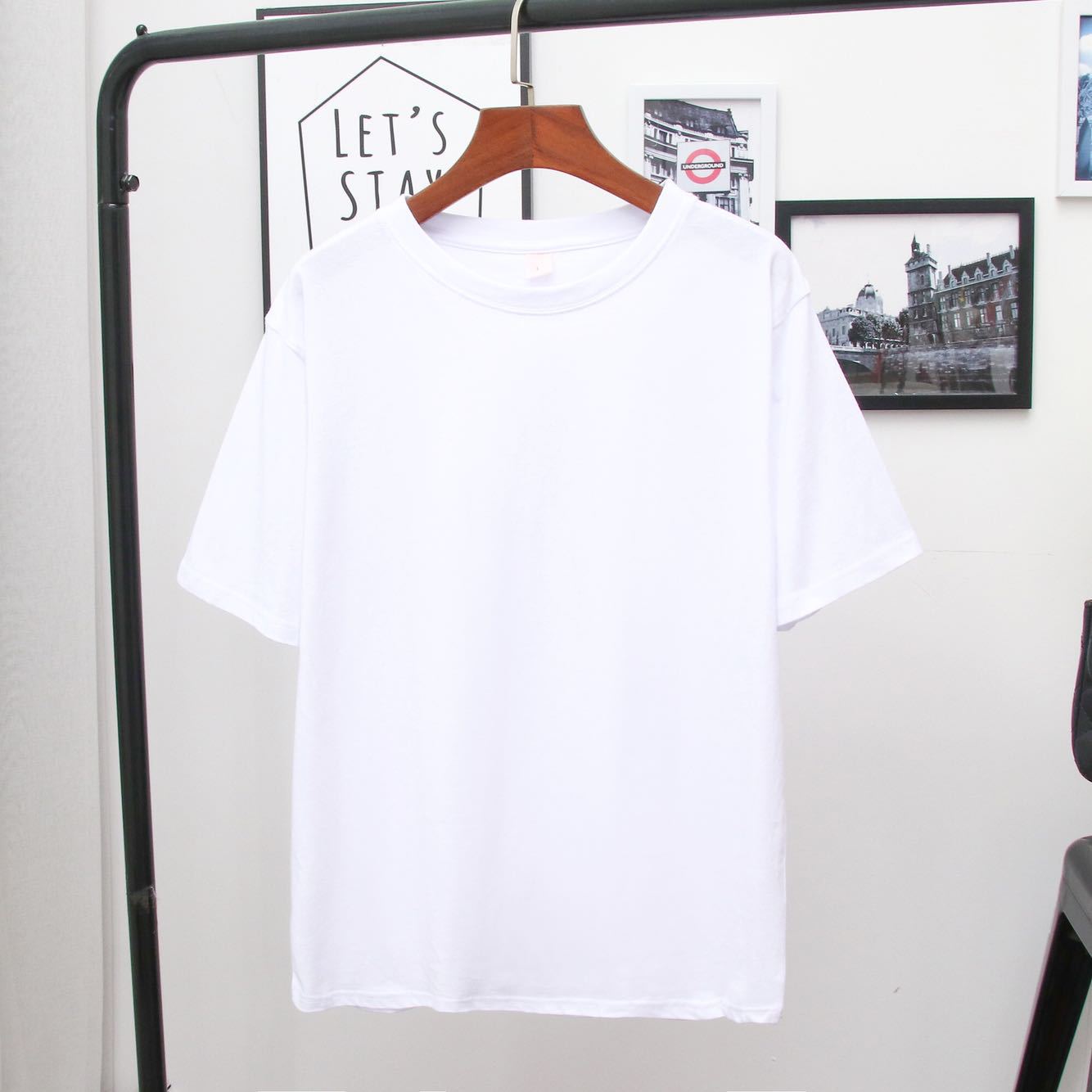 Women's Solid Color Loose Plus Size T-Shirt