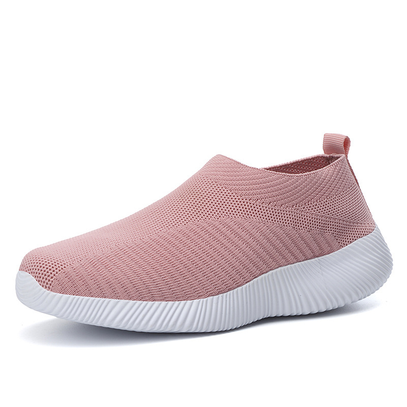 Large Size Fly Woven Breathable Socks And Shoes Pink - Shop at LoveMi