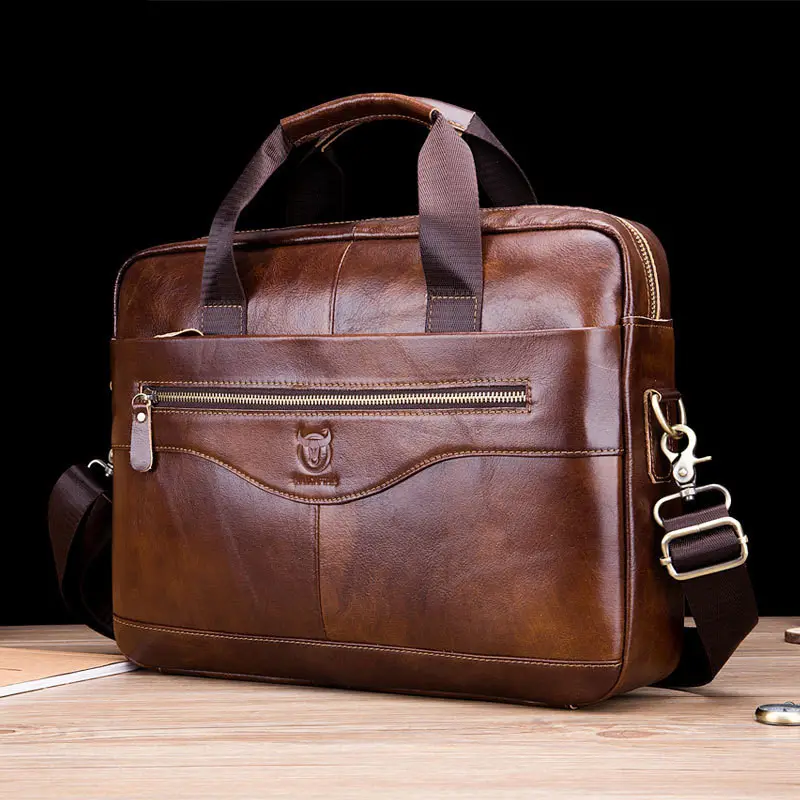 Captain Cattle Leather Goods Laptop Computer Briefcase