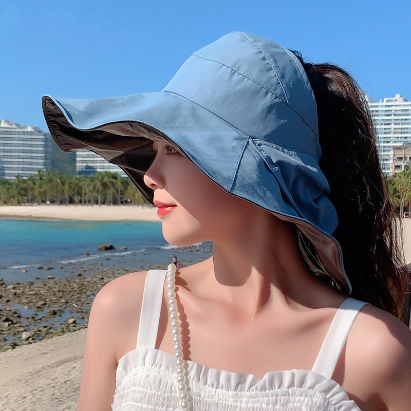 Title 9, Anti-Ultraviolet Korean Solid Color Sun Hat