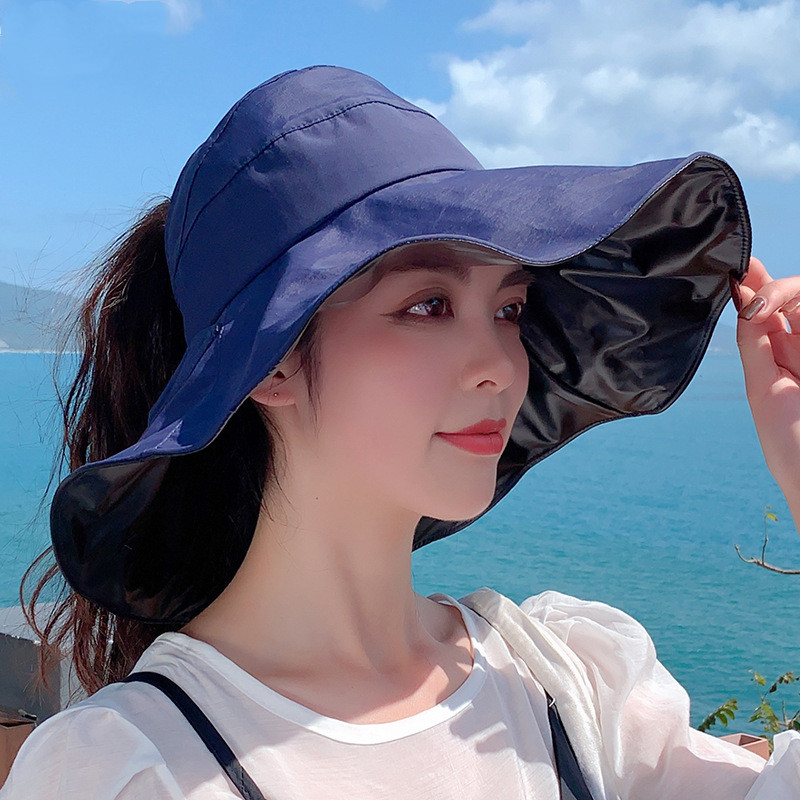 Title 11, Anti-Ultraviolet Korean Solid Color Sun Hat