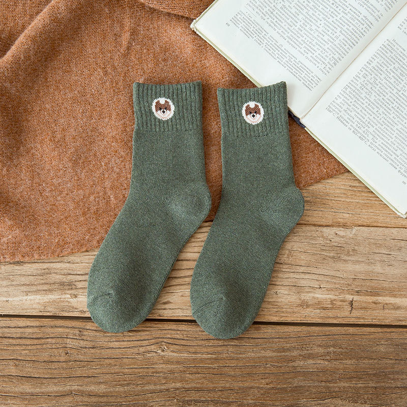 Title 9, Cartoon Super Thick Northeast Cashmere Terry Socks