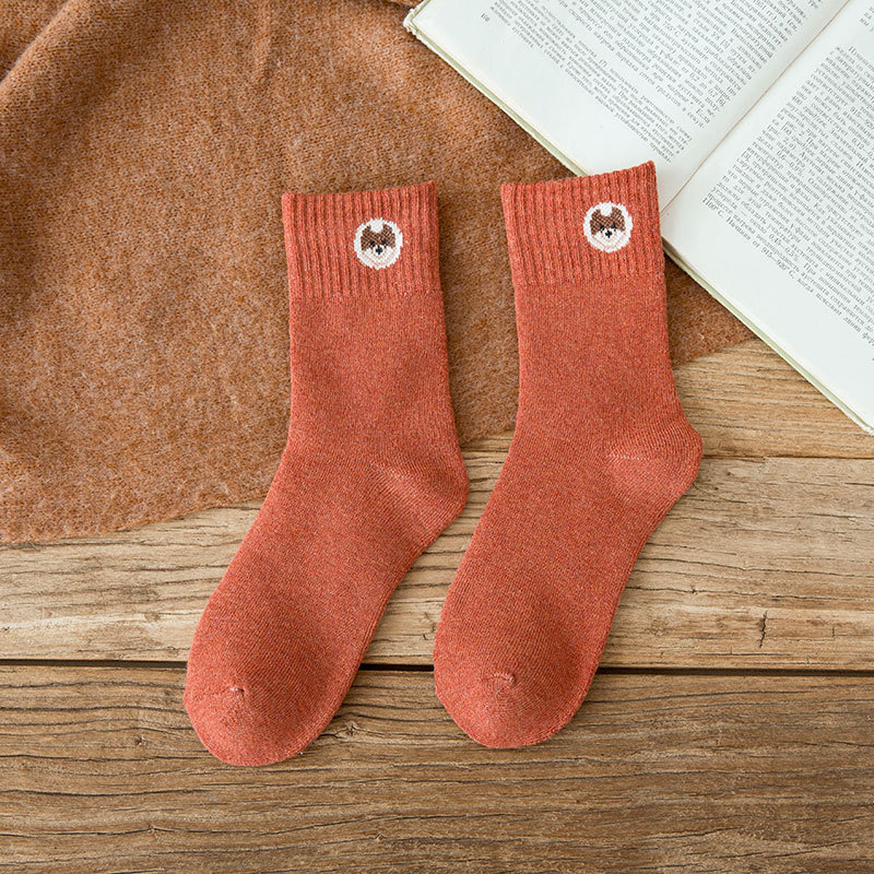 Title 7, Cartoon Super Thick Northeast Cashmere Terry Socks