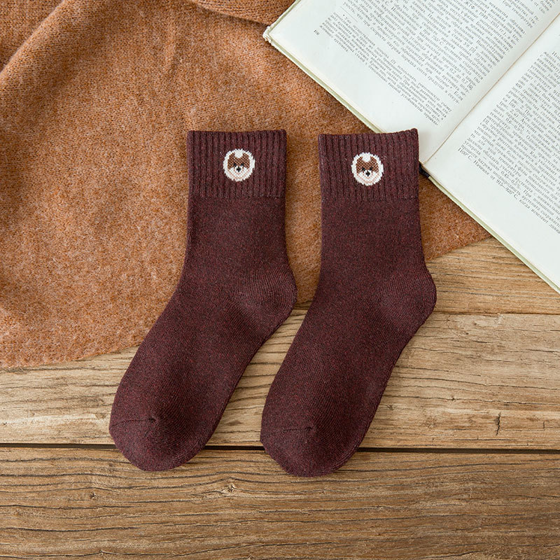 Title 10, Cartoon Super Thick Northeast Cashmere Terry Socks