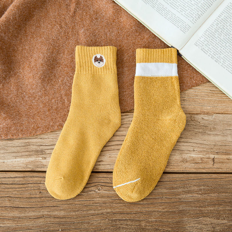 Title 13, Cartoon Super Thick Northeast Cashmere Terry Socks