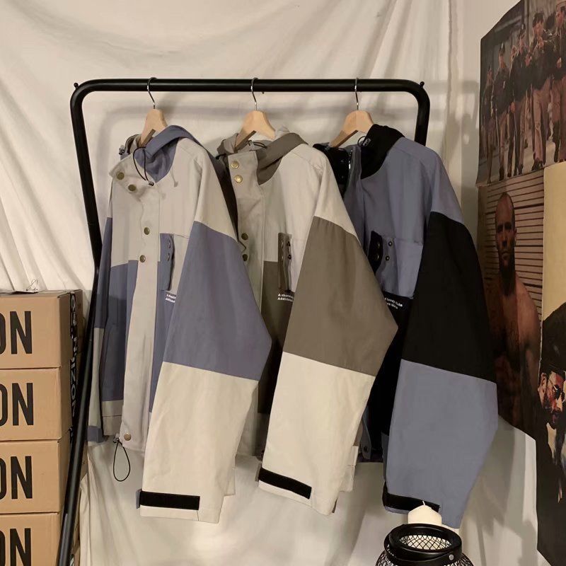 Work Jacket Multi-Pocket Stitching Outer Jacket