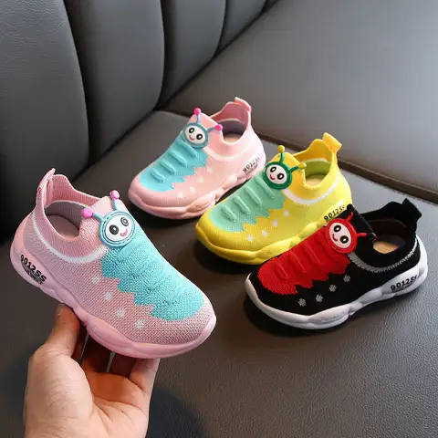 Fashion Baby Girls Boys Sneakers Sport Child Stretch Mesh
