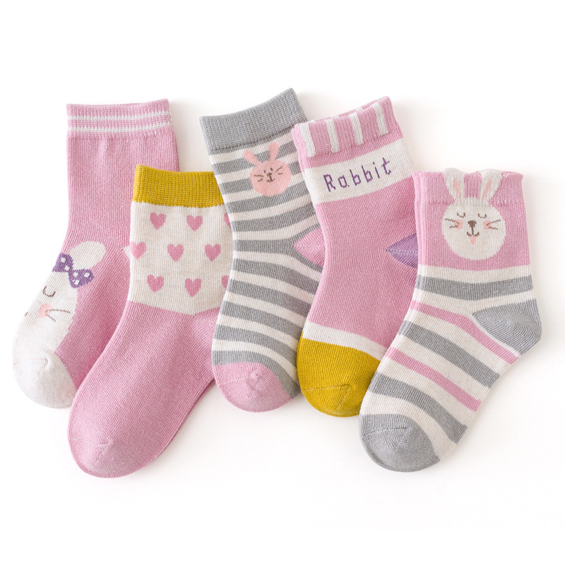 Title 4, Girls Autumn and Winter Cotton Socks, comforta...