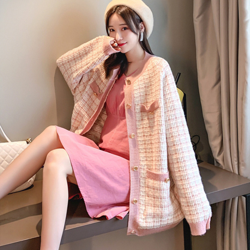 Title 1, Autumn New Sweater Jacket Female Net Red Small ...