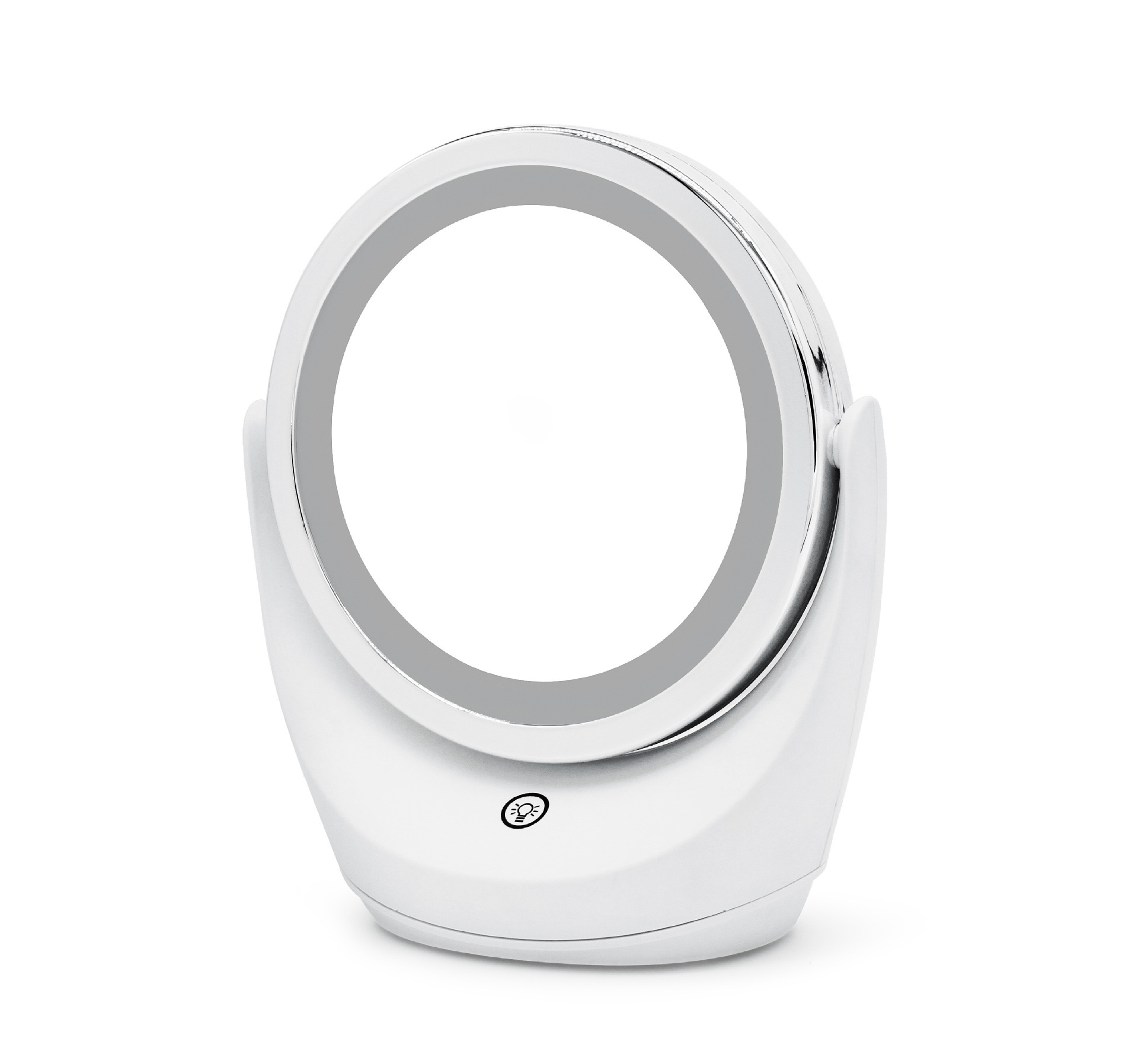 مرآة مكياج ذكية قابلة للتعتيم مع إضاءة LED ومصباح مكتبي صغير