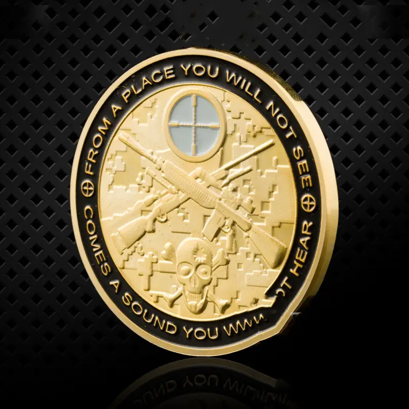 American Sniper Commemorative Coin Gold Coin Gold Coin Coin Badge Craft Gift Gift Box