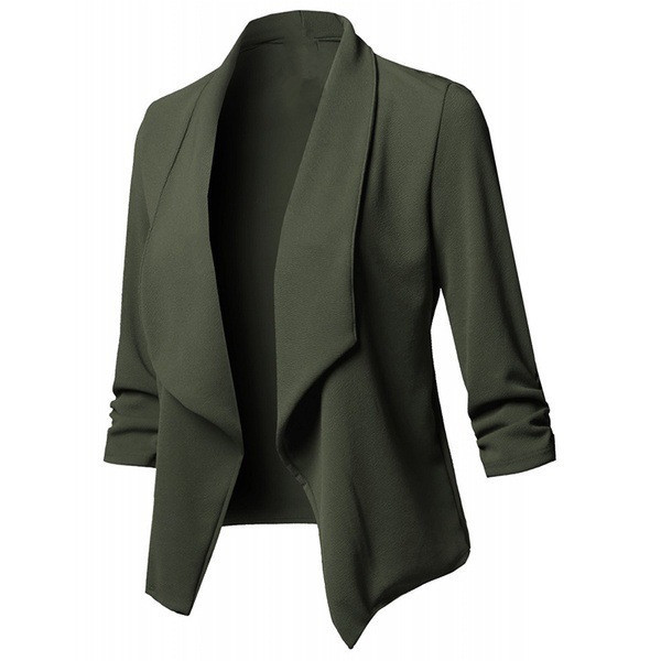 Slim Long-sleeved Solid Color Fashion Small Suit Jacket