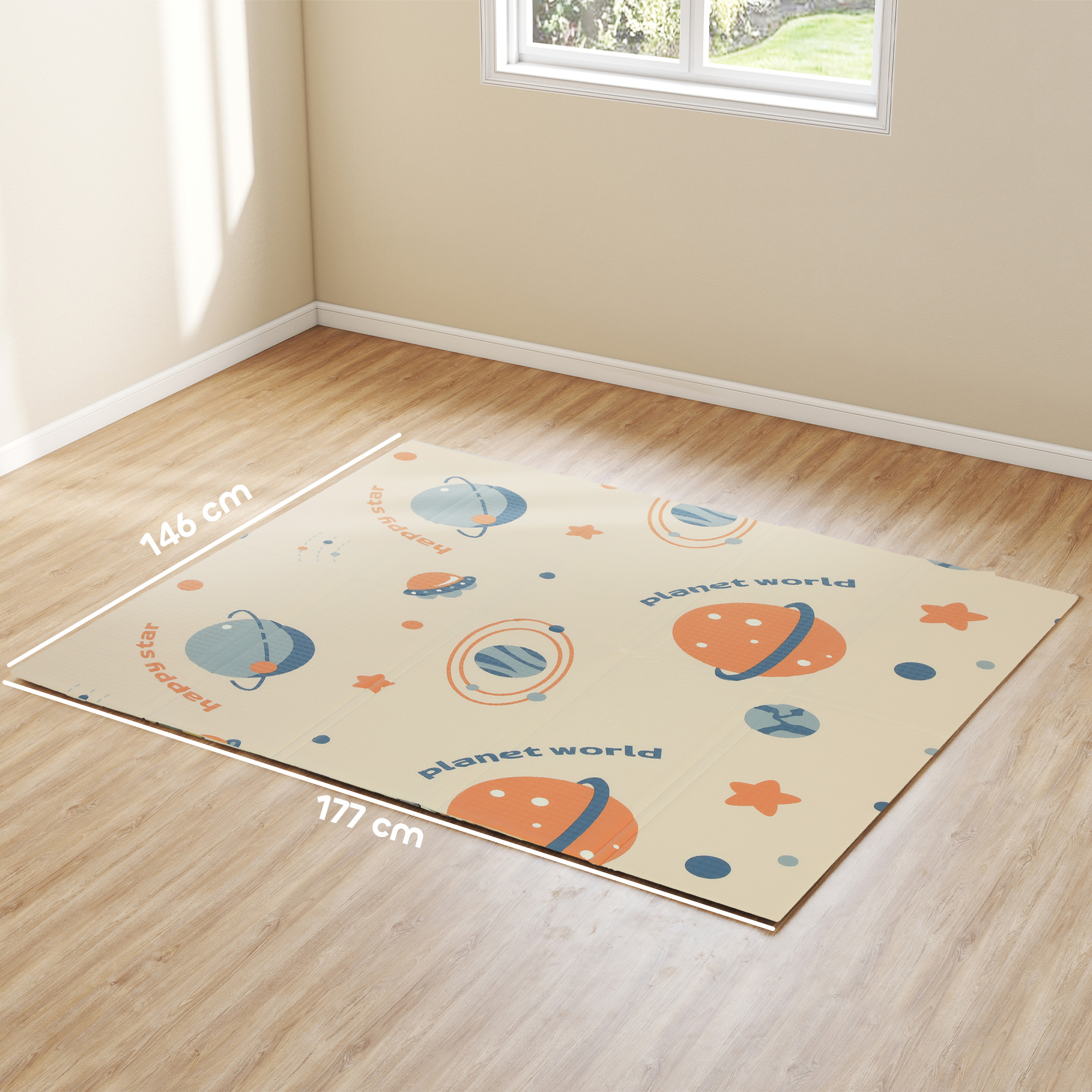 Dinosaur Themed Baby Placemat, Double-sided, Foldable, Waterproof, Suitable — image 9