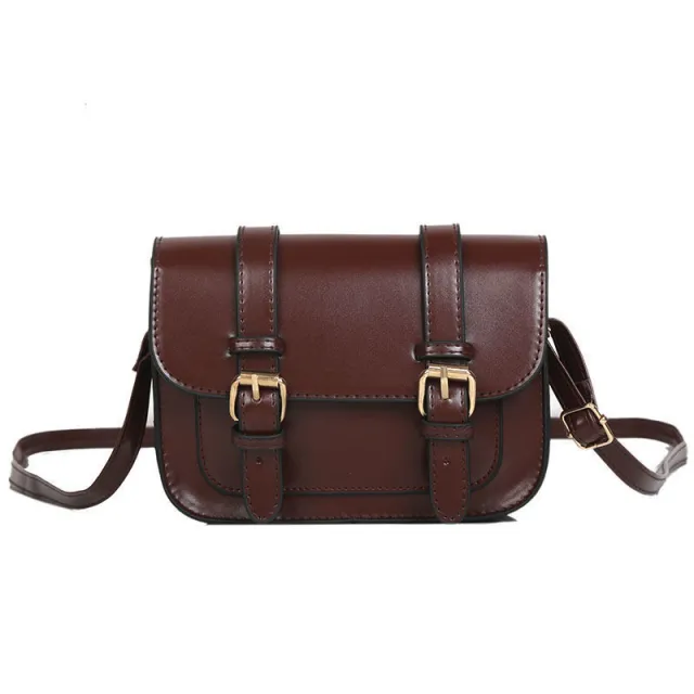 Style Retro Messenger Bag Super Fire Mini One shoulder Messenger Bag Brown - Shop at LoveMi