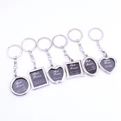 Creative Photo Frame Couple Keychain - A4 - View 1