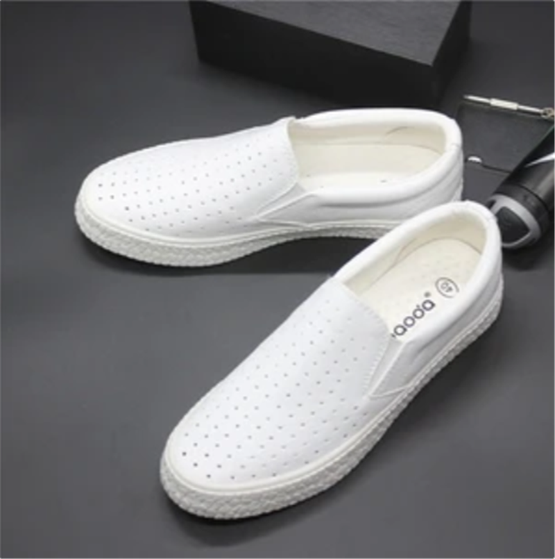 Title 5, Hollow Leather Shoes Comfortable Sandals Breath...