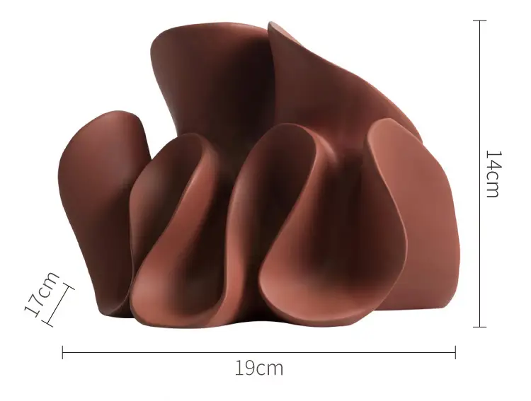 Dnnni Wave-shaped Resin Decoration Soft Furnishings