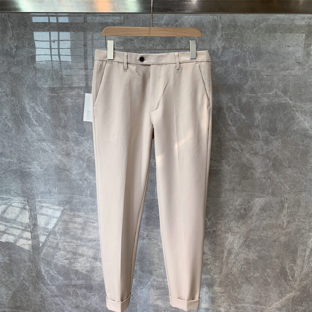 All-Match Non-Iron Straight-Leg Casual Trousers
