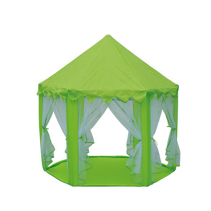 Children's Tent Indoor And Outdoor Hexagonal Princess Castle Tent Play House 2