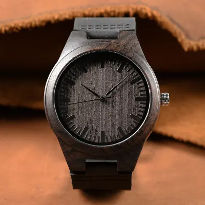 BOBO BIRD Engraving Men Watches Family Gifts for Son